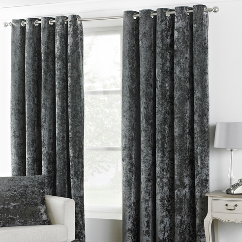Verona Eyelet, Pewter - Ready Made Curtains - Image 3